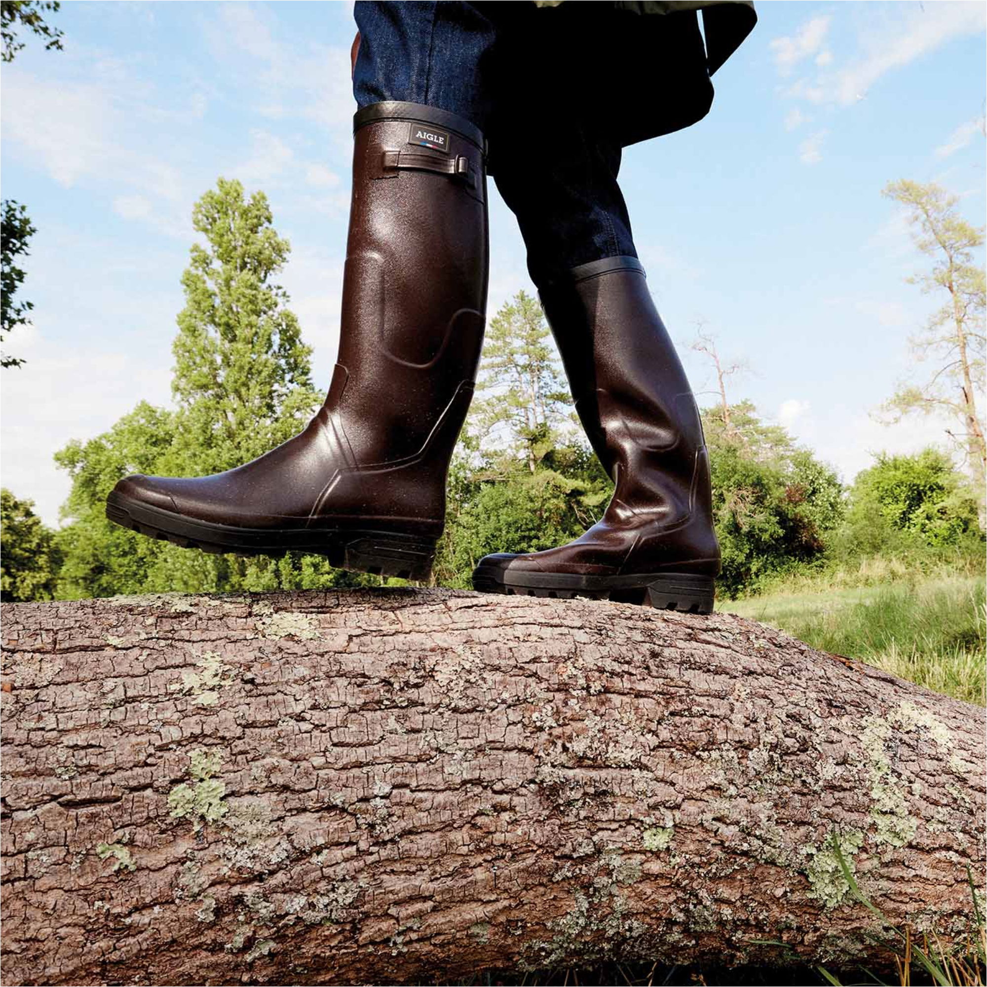 2026 Aigle Heren Benyl Lichtgewicht Werkschoen 85785 - Brown
